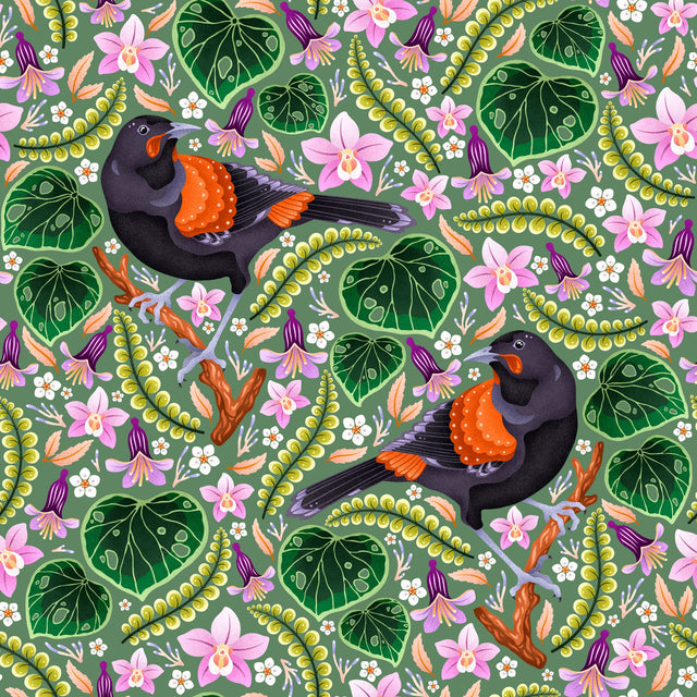 Sassy Saddleback — Jewel Green