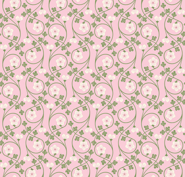 Pink and green