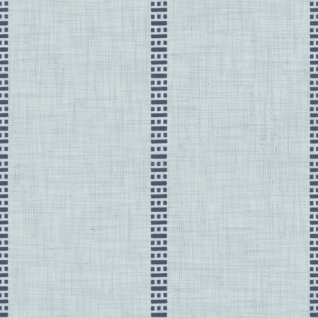 Organic Stripe — Pale Blue and Indigo