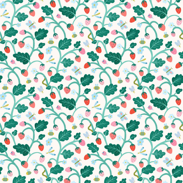Strawberries and Bugs — Cream